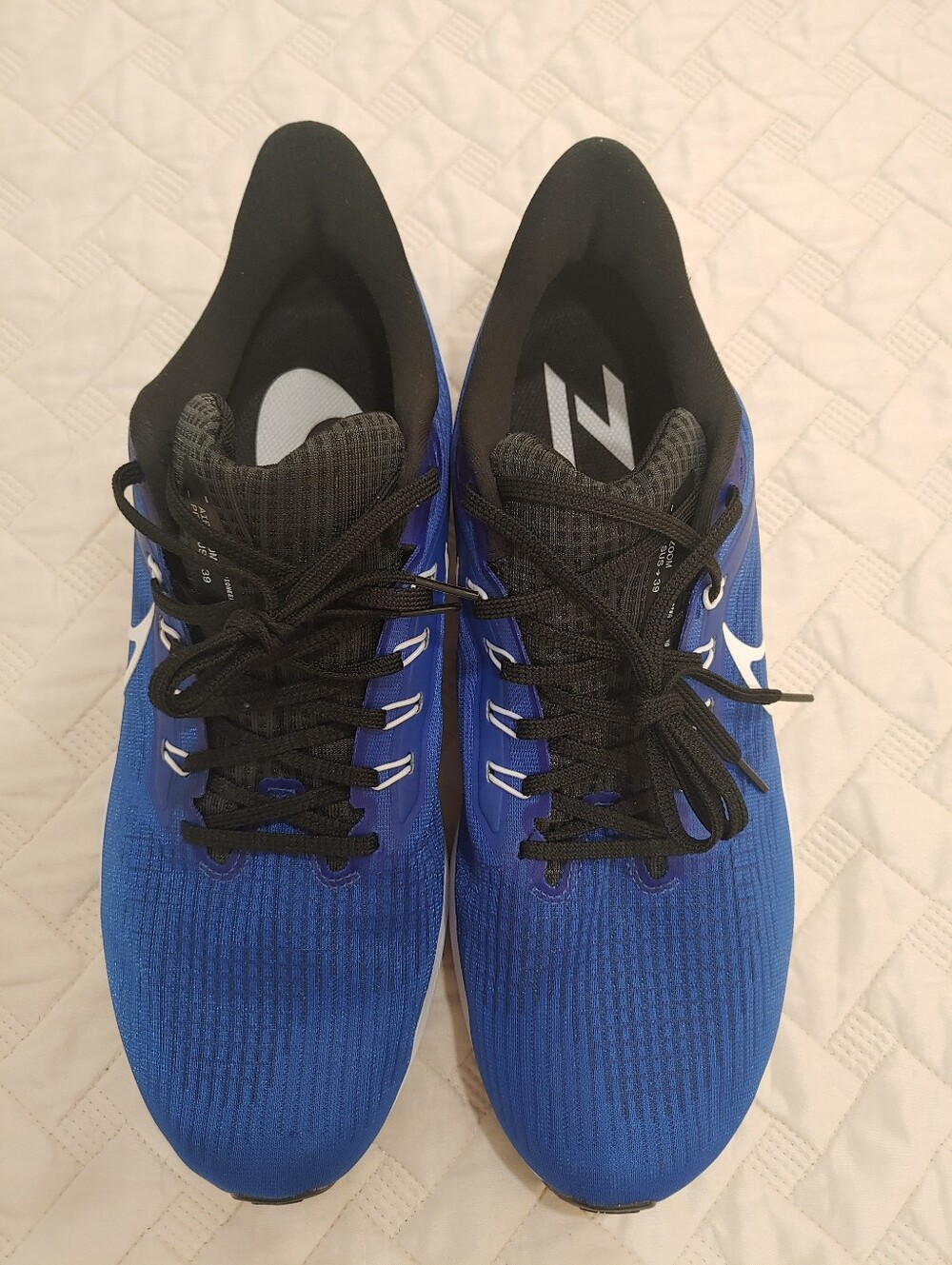 Nike Zoom Pegasus 39 Men's Size 12 Blue Running Shoes Pristine Condition - Picture 4 of 15